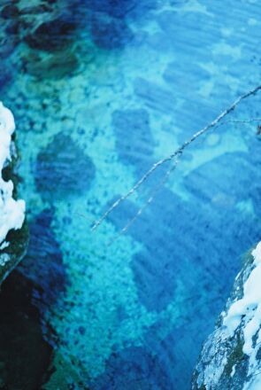 The source of the Sava in winter